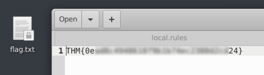 flag.txt on desktop